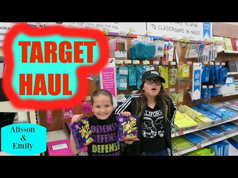 TARGET HAUL " UNBOXING A POPSOCKET " ALISSON AND EMILY Video