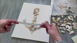 Anchor Love DIY Seashell Art