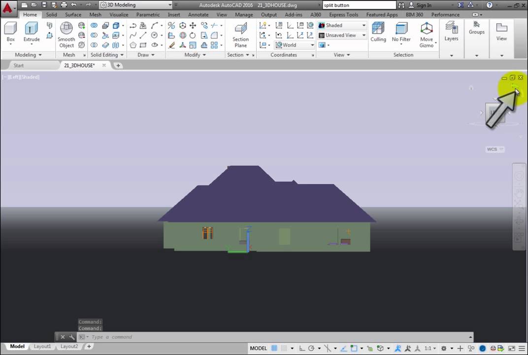 Using the ViewCube to View 3D Models