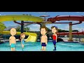 Caillou Causes Mayhem At The Water Park Grounded