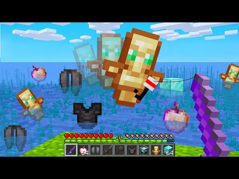 Minecraft But Fishing drops OP Items