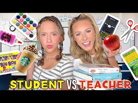 TEACHER 🍎✏️ VS STUDENT 🎨📚 TARGET SHOPPING CHALLENGE (NO BUDGET)