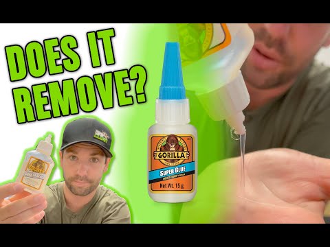 Grip Clean removes the Glue in Gorilla Glue