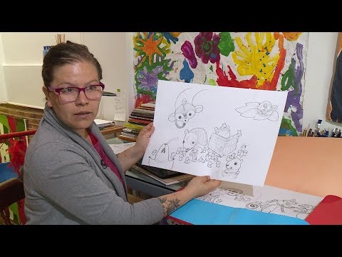 Amalia Satizábal y la ilustración de los cuentos de Maguaré en la Ceiba
