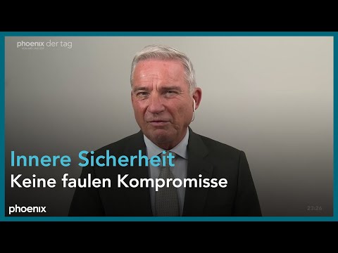 Thomas Strobl zum Thema Innere Sicherheit am 21.10.24