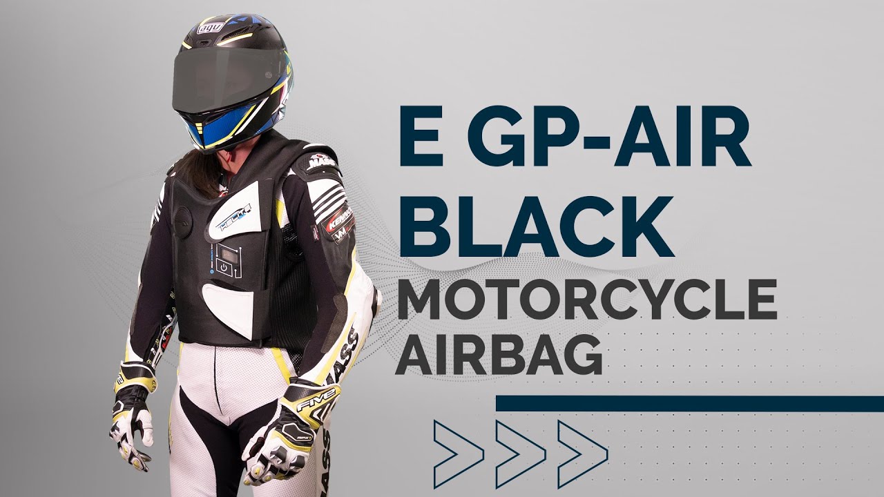 Helite E-GP Air Electronic Inflatable Vest V2 - Black Video