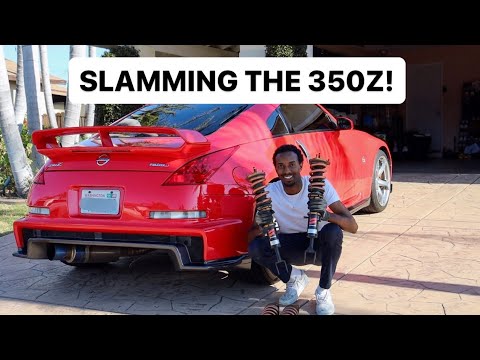 INSTALLING COILOVERS ON MY NISSAN 350Z NISMO!
