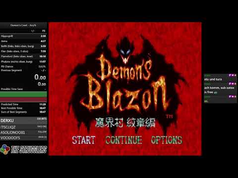 Demon's Crest - any% SPEEDRUN [11:00]