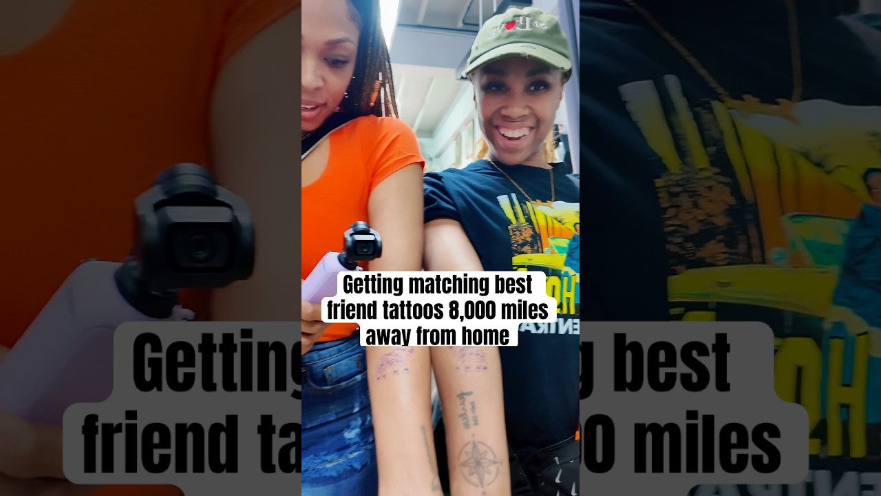 When you and your bestie are always down for anything ￼😂 #bestfriends #bestie #friendship #tattoos