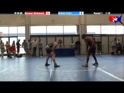 Norman Richmond vs. Urmas Yanis at 2013 Las Vegas/ASICS U.S. Open