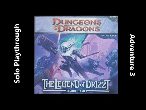 The Legend of Drizzt Board Game - Adventure 3 Playthrough - Teaser