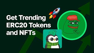 Crypto Insights | Get Trending ERC20 Tokens & NFT Collections for Your Dapp | Moralis API