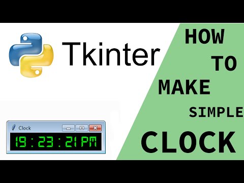 How To Make A Digital Clock Using Tkinter Module In Python