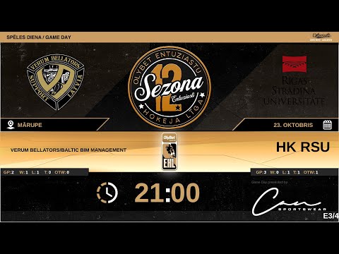 2022 10 23 HK Verum Bellators/Baltic BIM Management - HK RSU