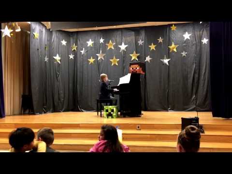 Kathleen Thompson - Owen's 4th Grade Talent Show "New World" - a Minecraft Parody