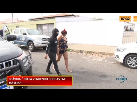 Grávida é presa vendendo drogas em Teresina substituindo o marido traficante preso 30 11 2020