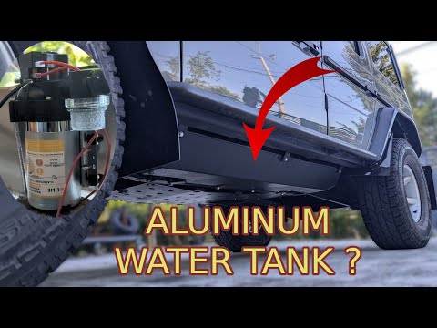 Water system upgrades (Lilie LP204, alu water tank, 2in1 filtering)
