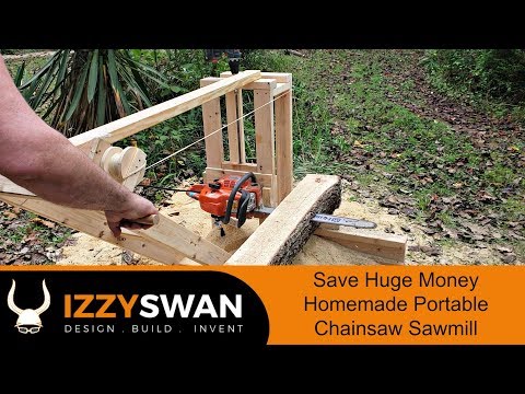 50 Dollar Portable Sawmill | Chainsaw Mill