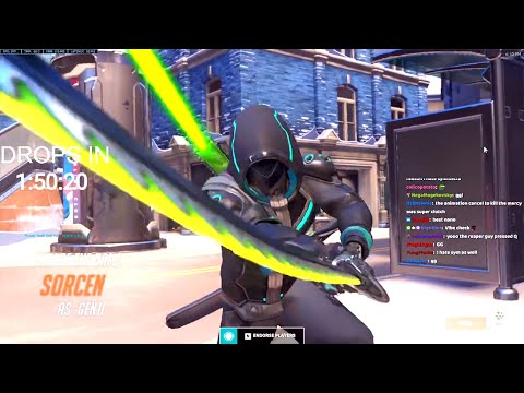 NECROS OP GENJI ONE TRICK! POTG! [ OVERWATCH 2 SEASON 2 TOP 500 ]