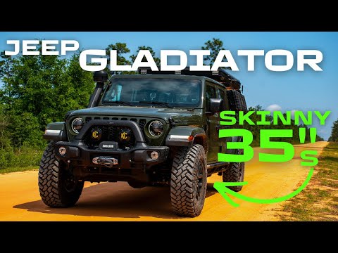 Jeep Gladiator on Skinny 35"s - 2 Years Later