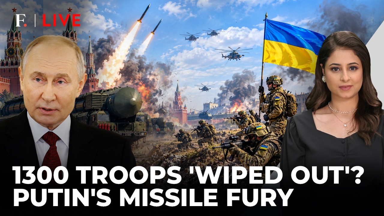 1,300 Troops 'Lost' In 24 Hours...Russia Claims Massive Ukraine Battlefield Toll | Firstpost Live