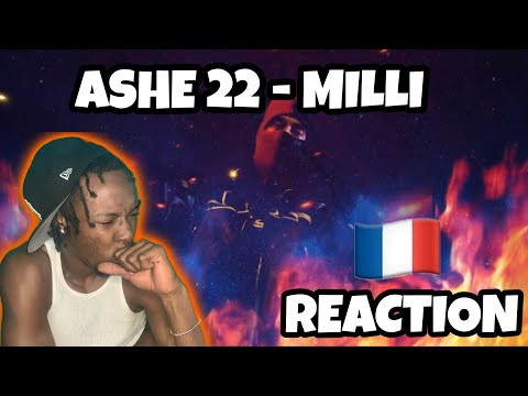 AMERICAN REACTS TO FRENCH DRILL RAP! ASHE 22 feat. @Hamza - Milli