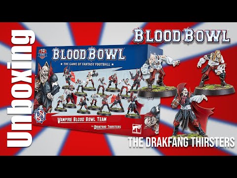 Unboxing Blood Bowl Vampire Team Drakfang Thirsters #boardgames