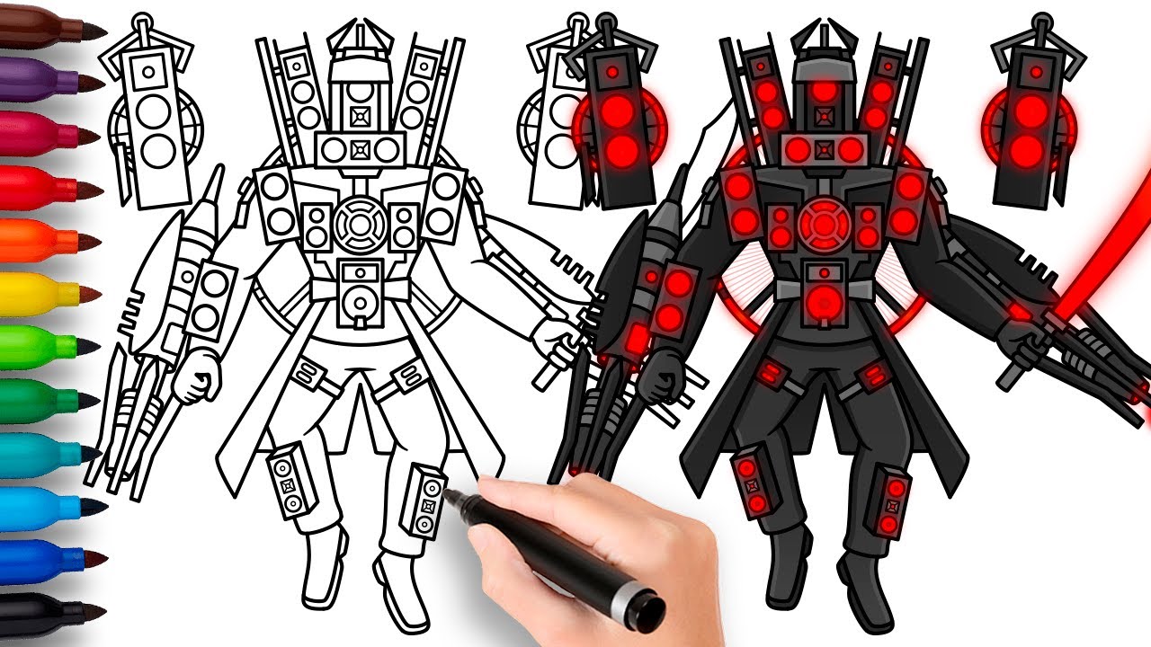 HOW TO DRAW NEW ASTRO TITAN SPEAKERMAN 3.0 | Skibidi Toilet Fanmade - Easy Step by Step Drawing