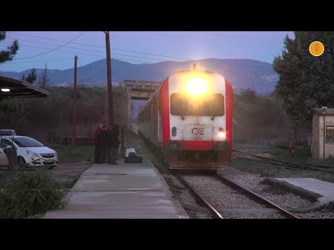 AEG Dmu at Lilea and Bralos in Winter, December 2016.