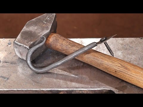 Forging a Simple J Hook - Blacksmithing for beginners