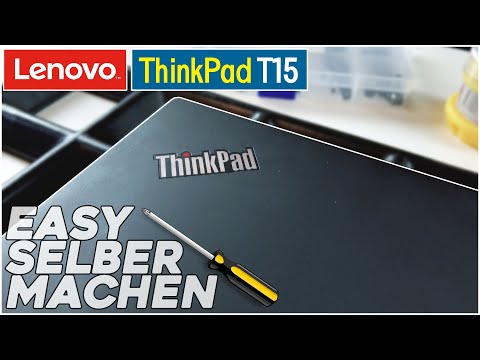 Lenovo ThinkPad T15 Gen. 1 von Innen - RAM, SSD, Akku, Lüfter wechseln - Tutorial