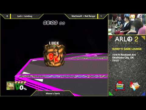 ARLO 2 - Luck and VGz | Junebug vs Machiavelli and Red Ranger - WS - Project M Doubles