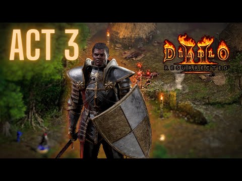 DIABLO 2 RESURRECTED Gameplay Walkthrough Act 3 Paladin - No Commentary