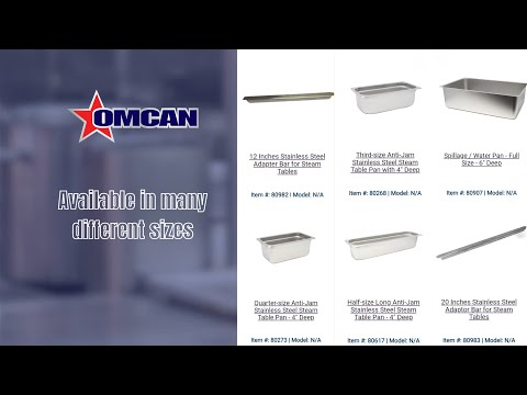 Video thumbnail for Spillage / Water Pan – Full Size – 6″ Deep