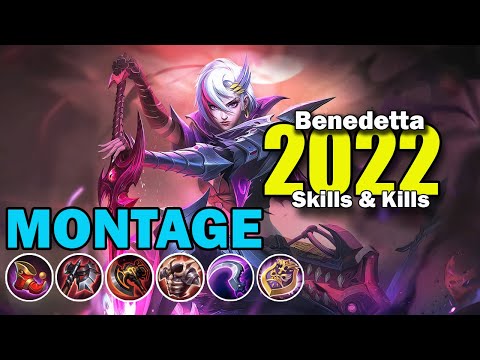 #2 Crazy Skills !! Benedetta Montage Top Global Mobile Legends