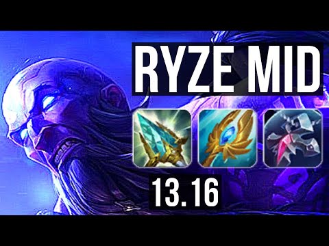 RYZE vs ZOE (MID) | 400+ games, 4/3/13 | NA Master | 13.16