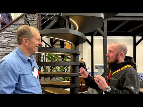 Viewrail's Len Morris Spiral Staircase Info @ IBS 2023