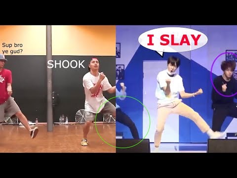 [Comparison] BTS - 3J Unit Stage Rehearsal