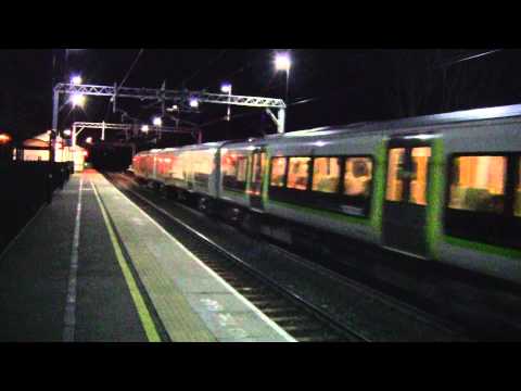 Penkridge Railway Station (at night) - Sunday 21st December 2014