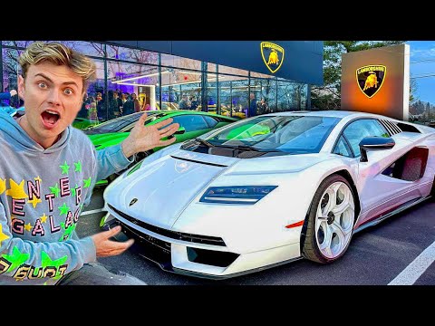 Buying the NEW LAMBORGHINI COUNTACH!! ($6.5 Million)