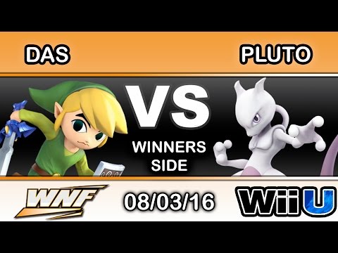 WNF 3.1 - SF FD | Das (Toon Link) Vs. FAD | pluto (Mewtwo) Winners Side - Smash Wii U