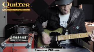 Video thumbnail for Quilter Overdrive 200 amp demo by R.J. Ronquillo