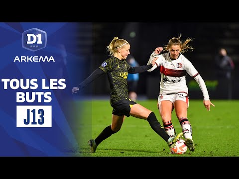 D1 Arkema, journée 13 : Tous les buts