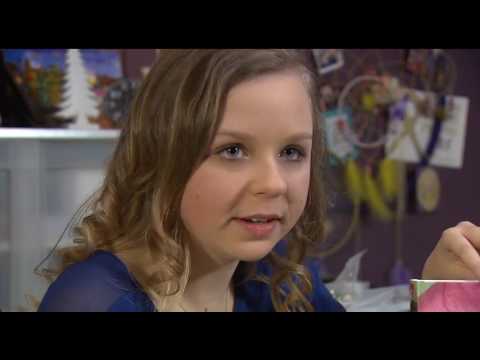 Meisje vangt slechte dromen van zieken - VTM NIEUWS