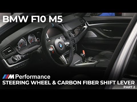 BMW F10 M5 M Performance Steering Wheel and Carbon Fiber Shift Lever - Part 2