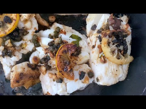 No-Fail Keto Fish Recipe | Pan-Seared Halibut w/ Lemon Butter Caper Sauce