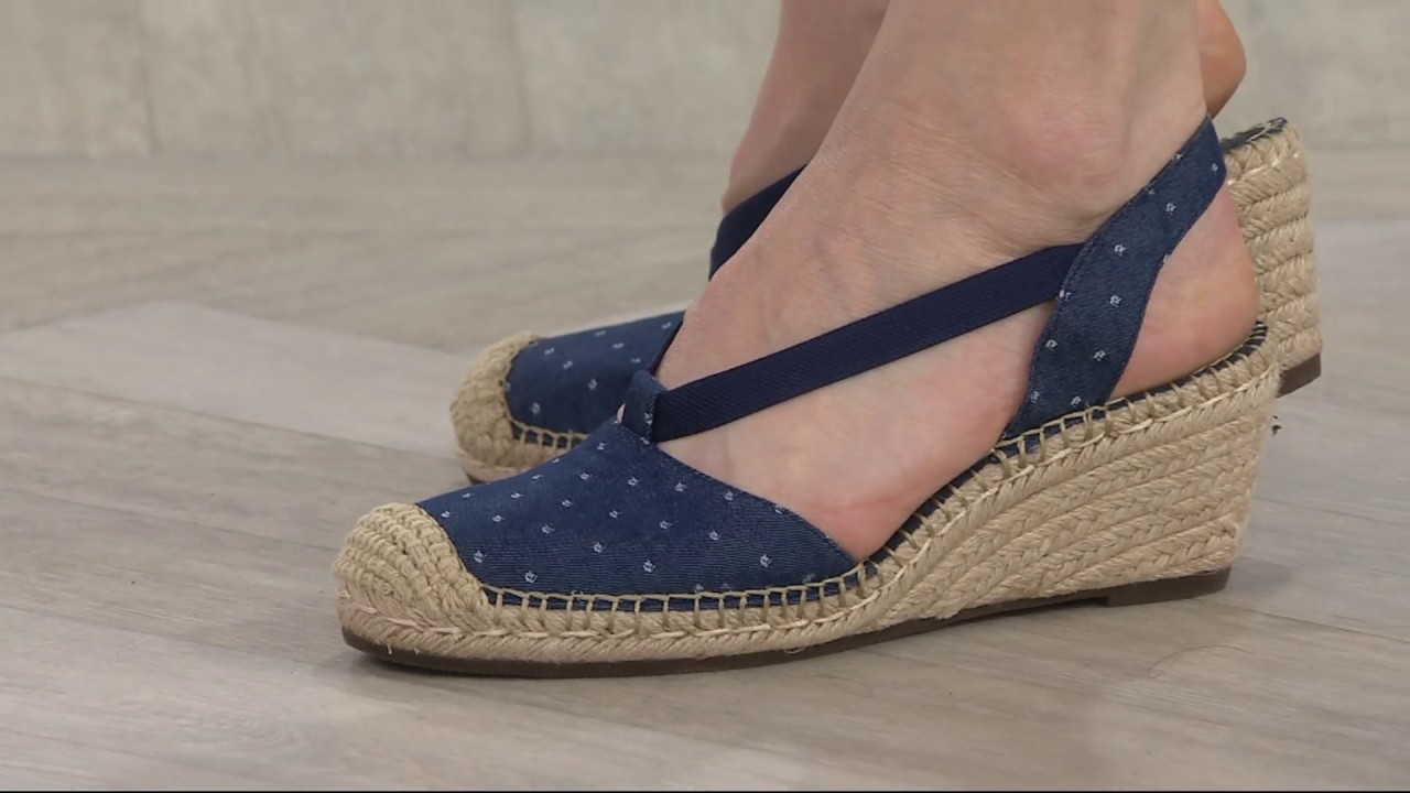 Clarks Artisan Closed Toe Espadrille Wedges - Petrina Kalie on QVC