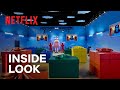 Netflix House Dallas Drone Fly Through Reveal Experience Stranger Things Squid Game More