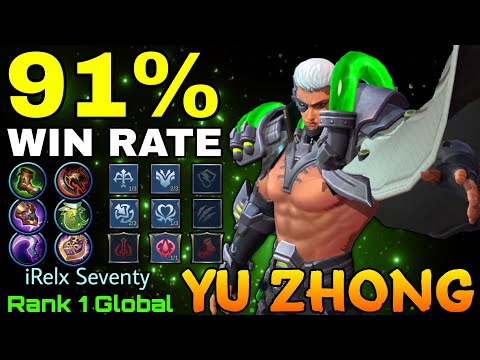 91% Win Rate Yu Zhong Double MVP Plays! - Top 1 Global Yu Zhong by iRelx Seventy - Mobile Legends