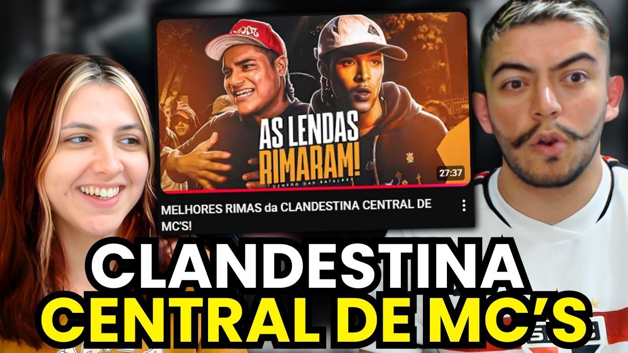 MELHORES RIMAS da CLANDESTINA CENTRAL DE MC'S! | react